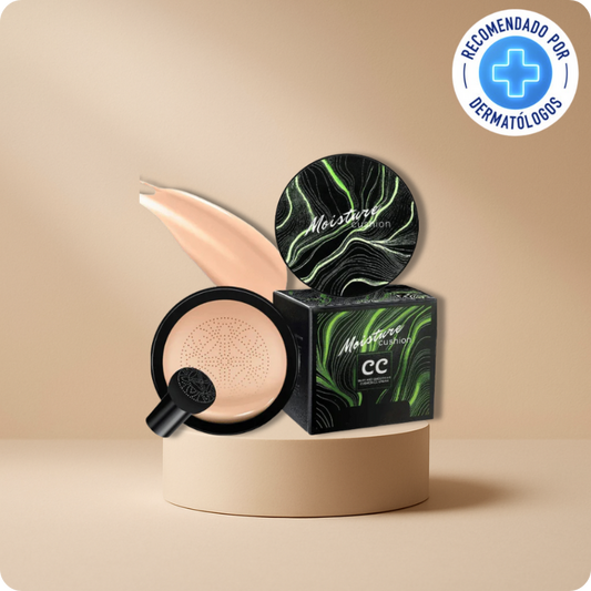 Base Compacta Moisture Cushion Olanly – Acabado Natural y Ligero