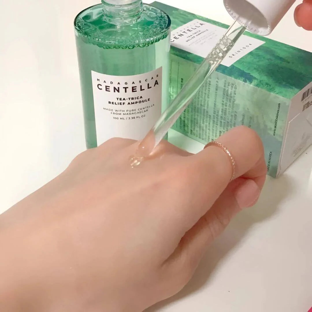 Suero Calmante Antiimperfecciones Tea-Trica Relief Ampoule – 100Ml Madagascar Centella | SKIN1004
